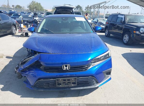 2HGFE2F26PH565604 2023 HONDA CIVIC Blue Instrument cluster view