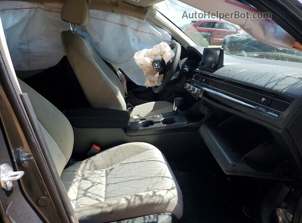 2HGFE2F26PH569930 2023 HONDA CIVIC Gray Widok wnętrza z przodu