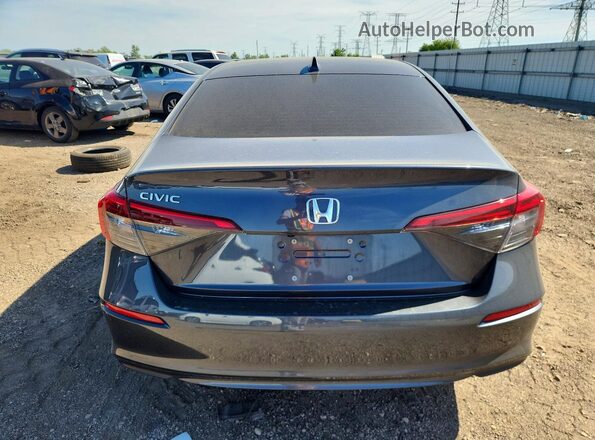 2HGFE2F26RH545176 2024 HONDA CIVIC Gray Widok z tyłu
