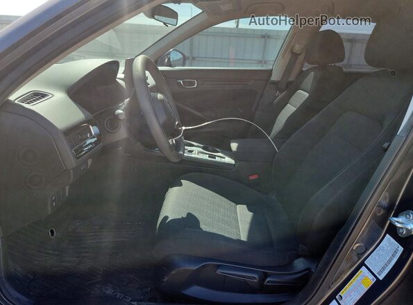 2HGFE2F26RH545176 2024 HONDA CIVIC Gray Widok wnętrza z przodu