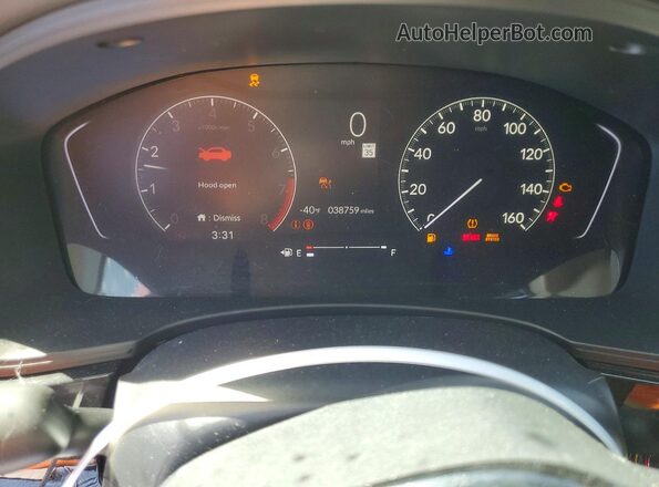 2HGFE2F26RH583751 2024 HONDA CIVIC White Widok zestawu wskaźników