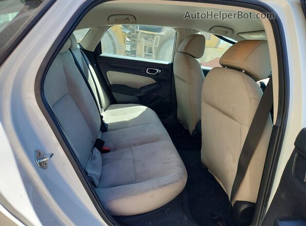 2HGFE2F26RH586682 2024 HONDA CIVIC White Vista de los asientos traseros