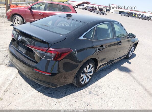 2HGFE2F26SH602465 2025 HONDA CIVIC Черный Задняя правая четверть