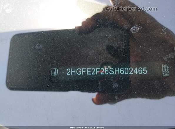 2HGFE2F26SH602465 2025 HONDA CIVIC Черный Вид подкапотного пространства