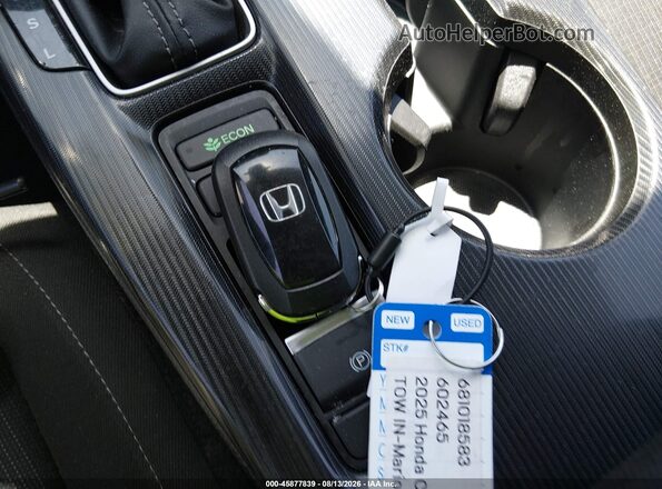 2HGFE2F26SH602465 2025 HONDA CIVIC Черный Вид панели приборов