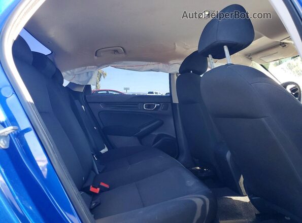 2HGFE2F27NH528736 2022 HONDA CIVIC Blue Rear seats view