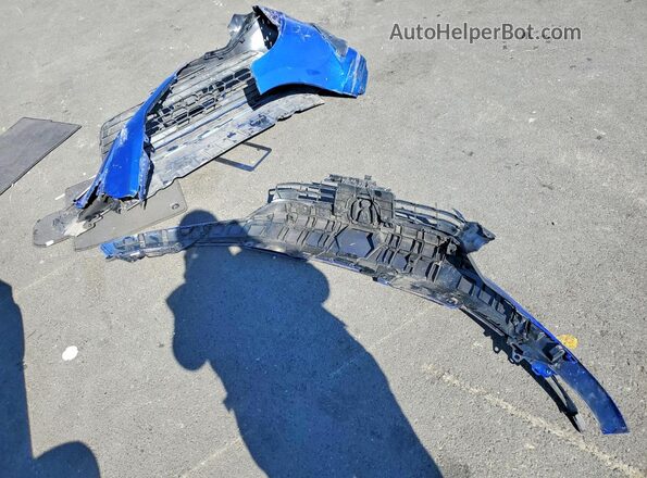2HGFE2F27NH528736 2022 HONDA CIVIC Blue Engine compartment view