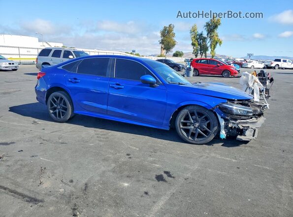 2HGFE2F27NH528736 2022 HONDA CIVIC Blue Front right