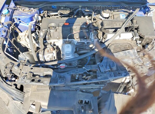 2HGFE2F27NH528736 2022 HONDA CIVIC Blue Rear interior view