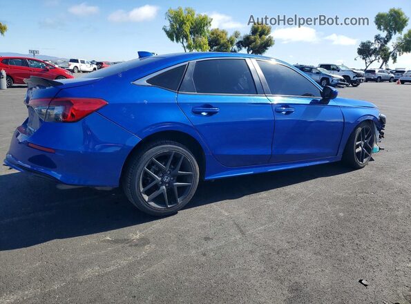 2HGFE2F27NH528736 2022 HONDA CIVIC Blue Rear right