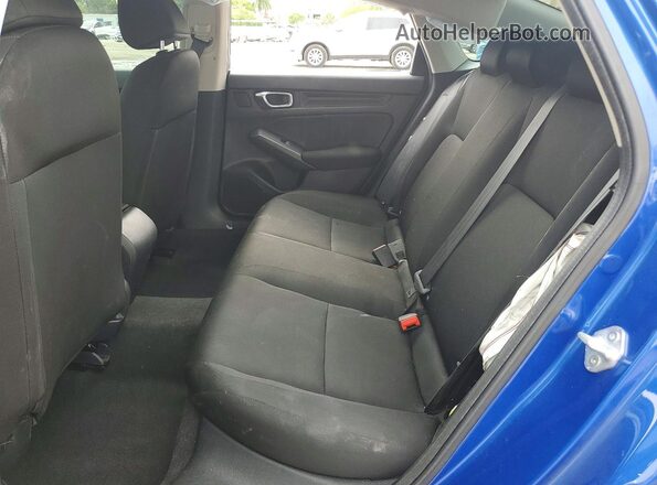 2HGFE2F27PH542445 2023 HONDA CIVIC Blue უკანა სავარძლების ხედი