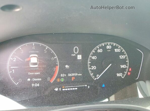 2HGFE2F27PH542445 2023 HONDA CIVIC Blue ხელსაწყოთა პანელის ხედი