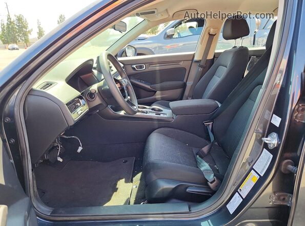 2HGFE2F27SH545113 2025 HONDA CIVIC Gray Вид салону спереду