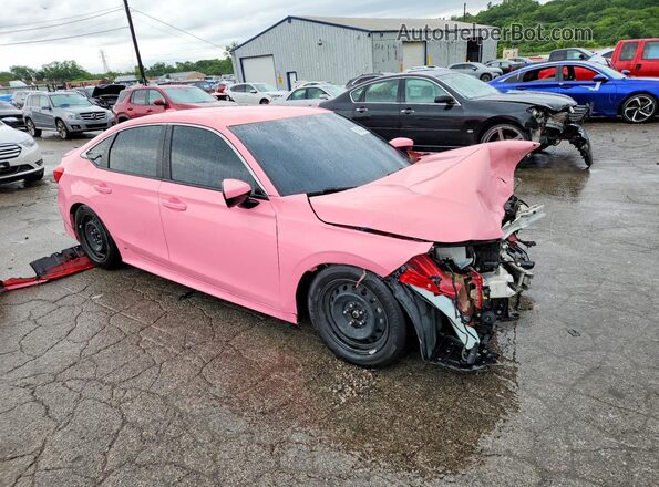 2HGFE2F28NH520290 2022 HONDA CIVIC Red Front right