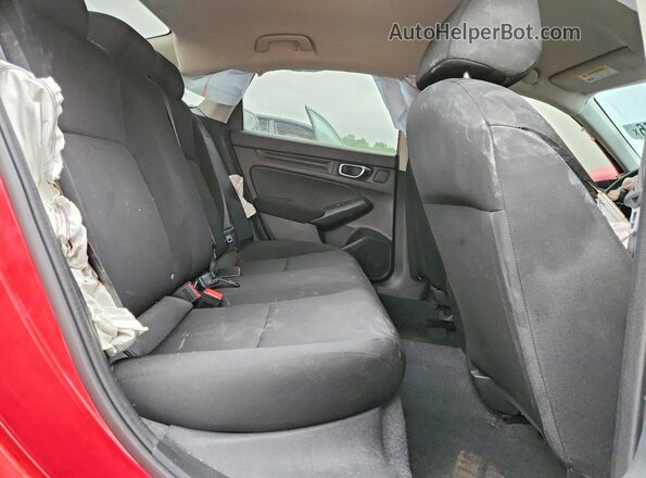 2HGFE2F28NH520290 2022 HONDA CIVIC Red Rear seats view