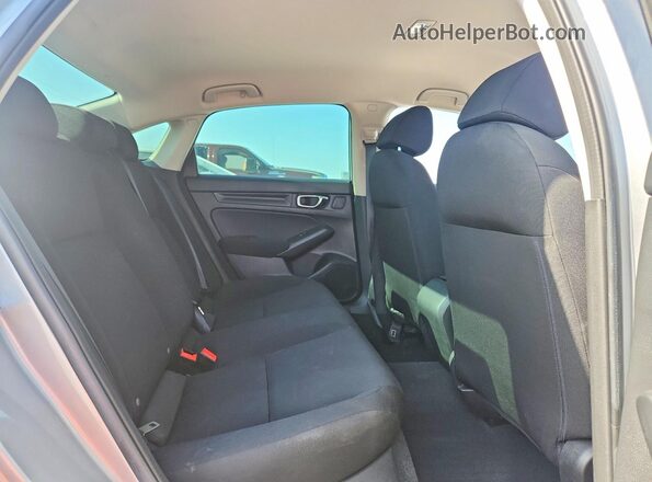 2HGFE2F28NH587584 2022 HONDA CIVIC Silver Rear seats view