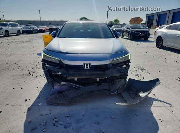 2HGFE2F28NH587584 2022 HONDA CIVIC Silver Front view