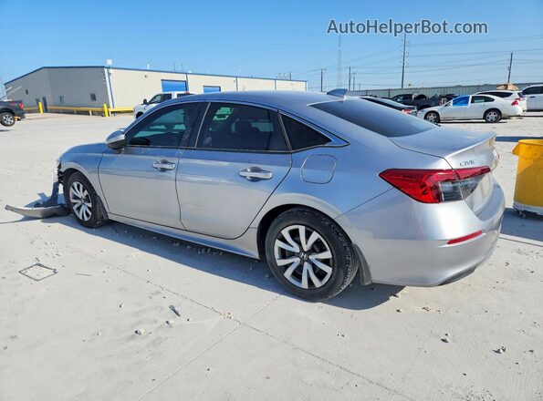 2HGFE2F28NH587584 2022 HONDA CIVIC Silver Rear left