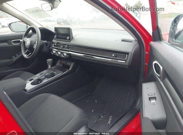 2HGFE2F28PH539215 2023 HONDA CIVIC Red Front interior view