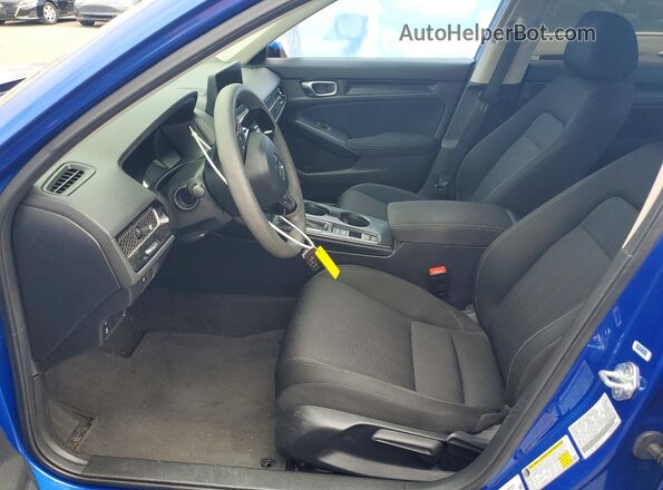2HGFE2F28PH549047 2023 HONDA CIVIC Синий Вид салона спереди