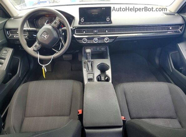 2HGFE2F28PH549047 2023 HONDA CIVIC Синий Вид панели приборов
