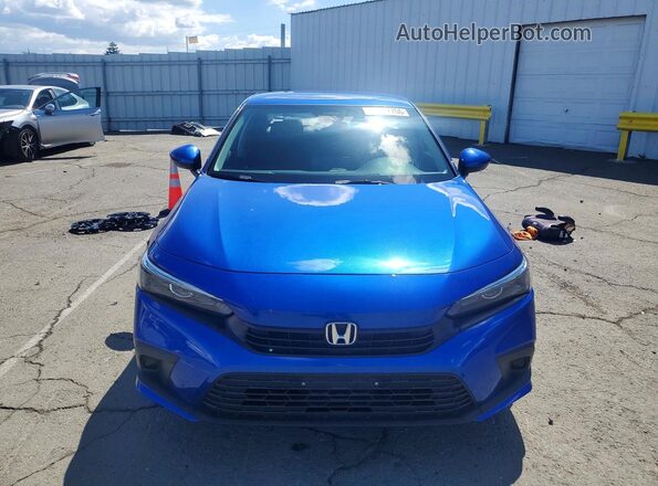 2HGFE2F28PH549047 2023 HONDA CIVIC Синий Вид спереди