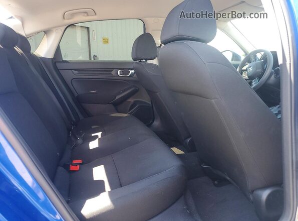2HGFE2F28PH549047 2023 HONDA CIVIC Синий Вид задних сидений