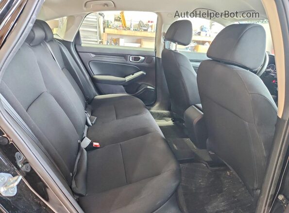 2HGFE2F28PH553132 2023 HONDA CIVIC Black Հետևի նստատեղերի տեսք