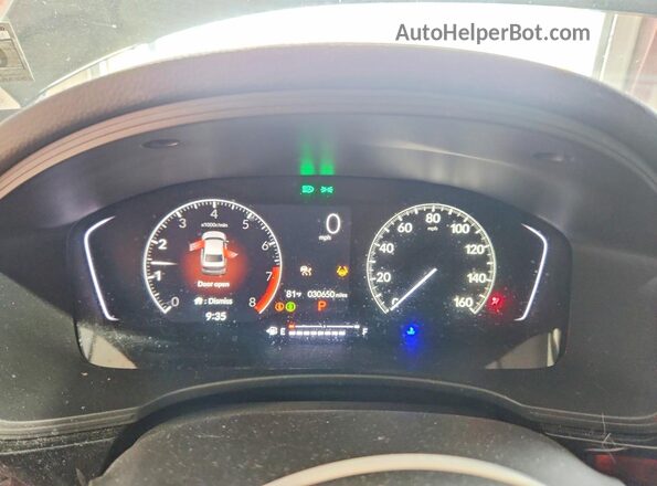 2HGFE2F28PH553132 2023 HONDA CIVIC Black Սարքավորումների վահանակի տեսք