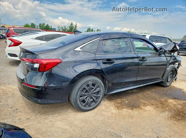 2HGFE2F29NH131609 2022 HONDA CIVIC Black Задня права чверть