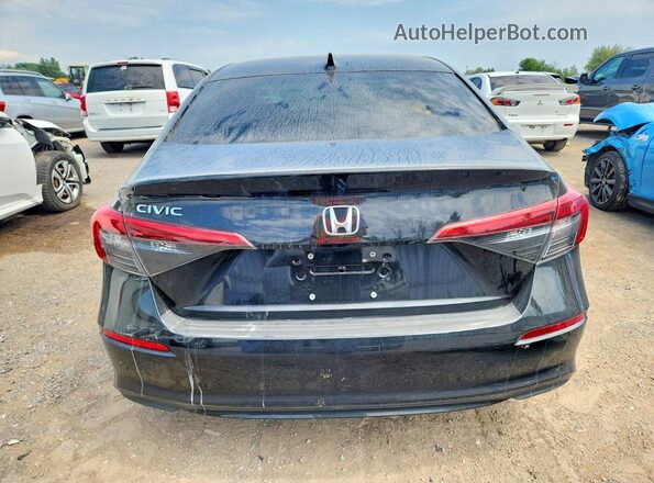 2HGFE2F29NH131609 2022 HONDA CIVIC Black Вид ззаду