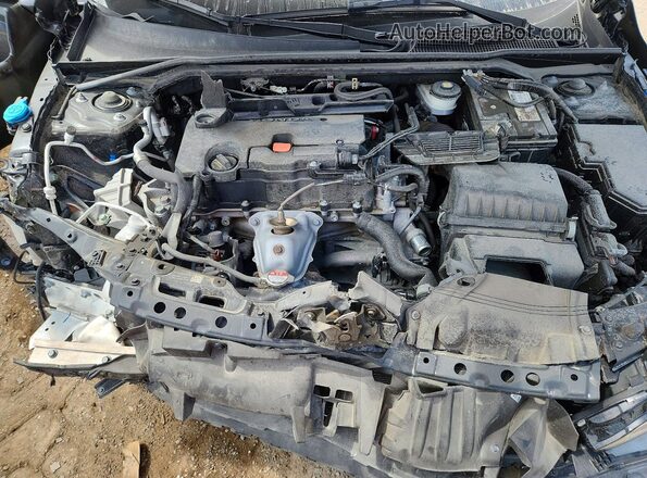 2HGFE2F29NH131609 2022 HONDA CIVIC Black Вид задньої частини салону