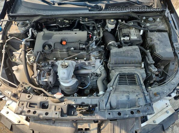 2HGFE2F29NH564024 2022 HONDA CIVIC Black Սալոնի հետևի տեսք