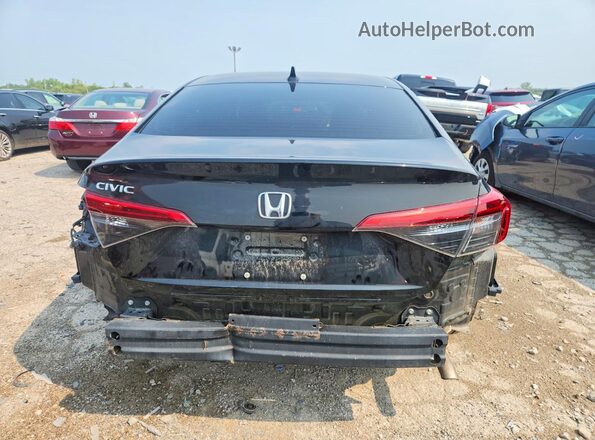 2HGFE2F29NH564024 2022 HONDA CIVIC Black Հետևի տեսք