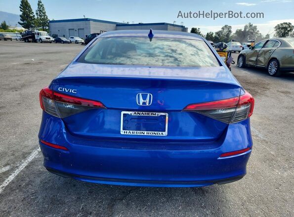 2HGFE2F29RH531983 2024 HONDA CIVIC Blue უკანა ხედი