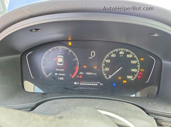 2HGFE2F29RH531983 2024 HONDA CIVIC Blue ხელსაწყოთა პანელის ხედი