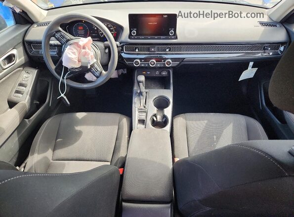 2HGFE2F29RH531983 2024 HONDA CIVIC Blue წინა პანელის ხედი
