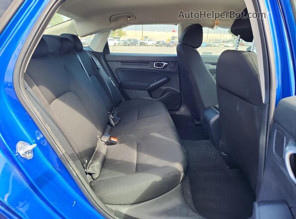 2HGFE2F29RH531983 2024 HONDA CIVIC Blue უკანა სავარძლების ხედი
