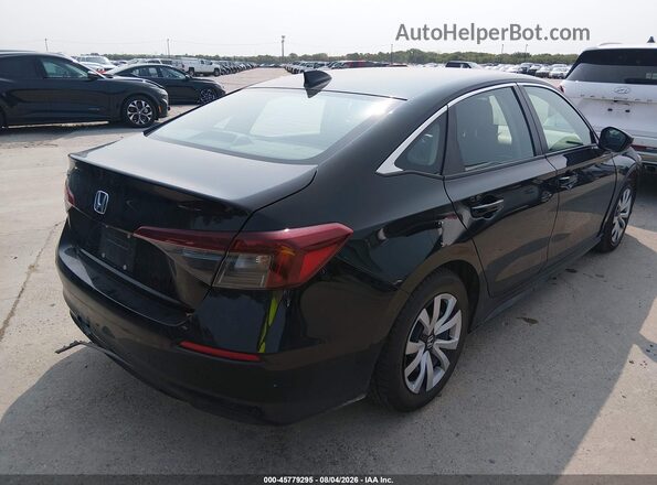 2HGFE2F29SH598962 2025 HONDA CIVIC Black Հետևի աջ
