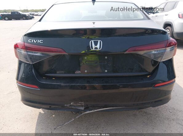 2HGFE2F29SH598962 2025 HONDA CIVIC Black Դիմացի տեսք
