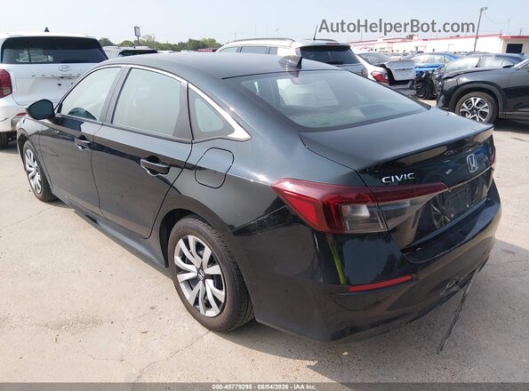 2HGFE2F29SH598962 2025 HONDA CIVIC Black Հետևի ձախ