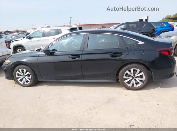 2HGFE2F29SH598962 2025 HONDA CIVIC Black Սալոնի 360 աստիճան տեսք