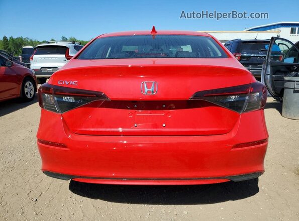2HGFE2F29TH107324 2026 HONDA CIVIC Red უკანა ხედი