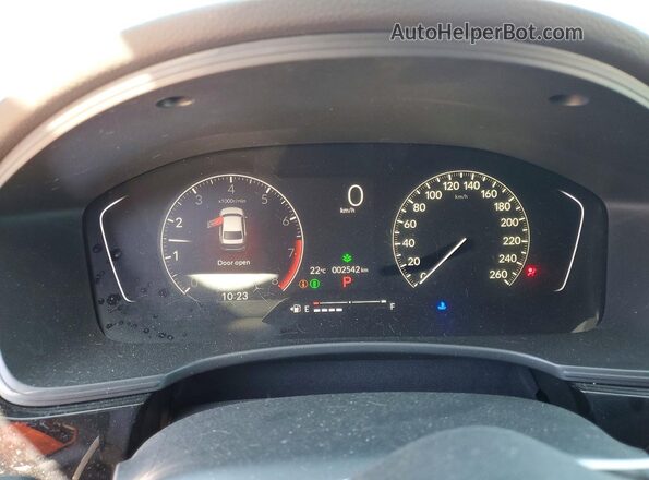 2HGFE2F29TH107324 2026 HONDA CIVIC Red ხელსაწყოთა პანელის ხედი