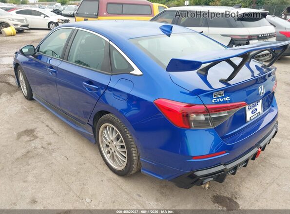 2HGFE2F2XNH516550 2022 HONDA CIVIC Blue Tył lewy