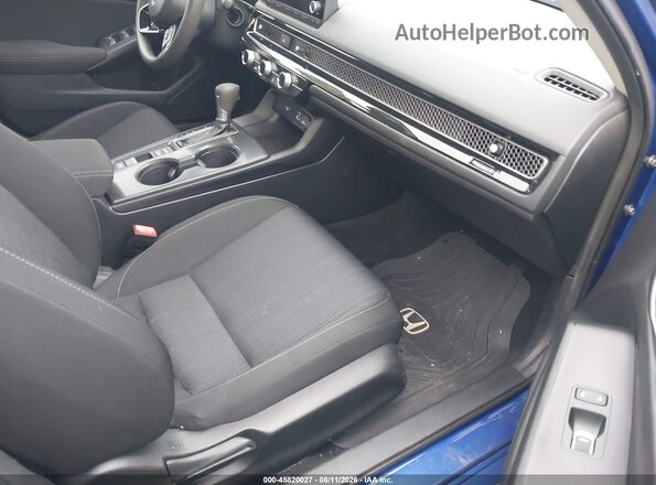 2HGFE2F2XNH516550 2022 HONDA CIVIC Blue Widok wnętrza z przodu