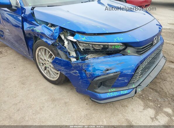 2HGFE2F2XNH516550 2022 HONDA CIVIC Blue Widok z przodu