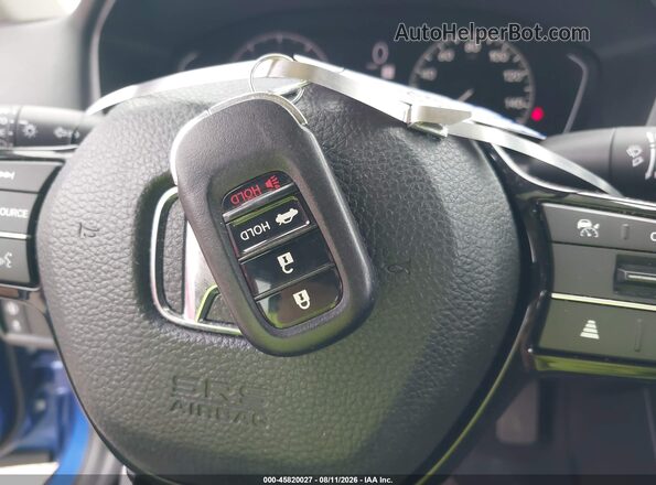 2HGFE2F2XNH516550 2022 HONDA CIVIC Blue Widok deski rozdzielczej