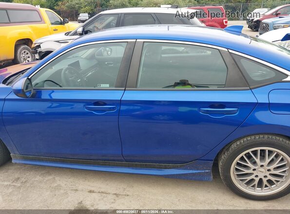 2HGFE2F2XNH516550 2022 HONDA CIVIC Blue Widok wnętrza 360 stopni