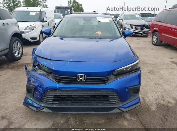 2HGFE2F2XNH516550 2022 HONDA CIVIC Blue Widok zestawu wskaźników
